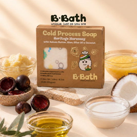 Ghee saffron cold process soap