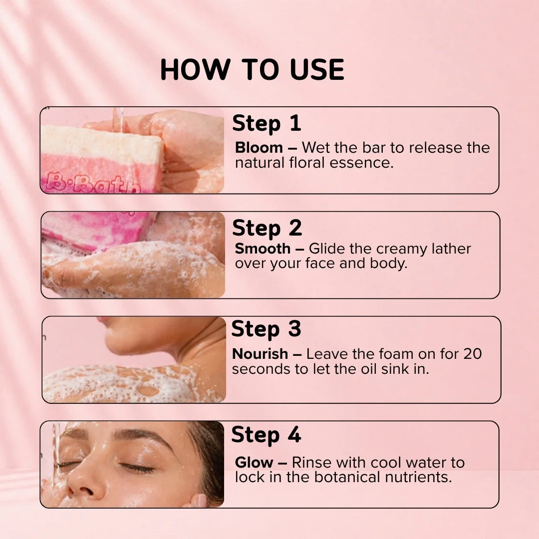 Rose cold process soap