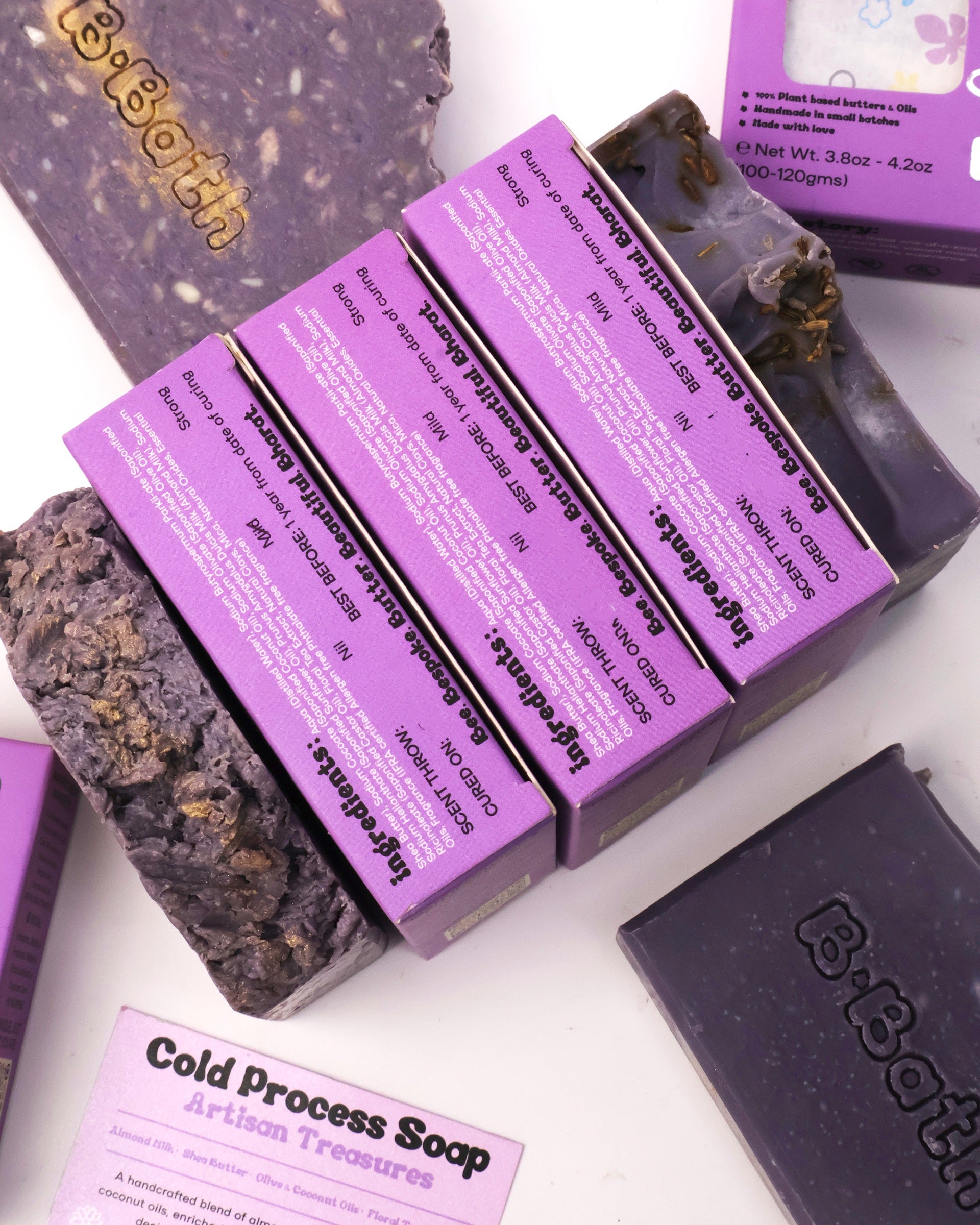 Lavender Cold Process Soap for Soft Skin | B.Bath β Sensory-Safe Skincare