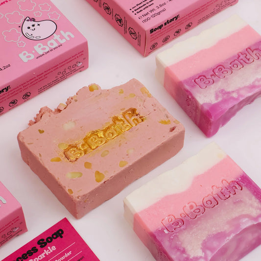 Rose cold process soap